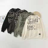 Letter Print Pocket Decorated Jacket Men