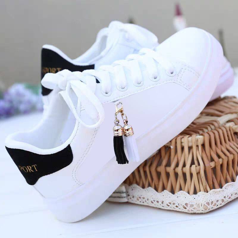 Mesh white shoes ladies fashion breathable shoes students casual shoes sports shoes flat shoes womens shoes