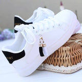 Mesh white shoes ladies fashion breathable shoes students casual shoes sports shoes flat shoes womens shoes