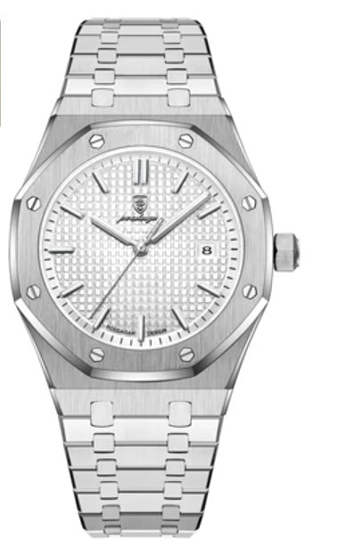 D.N.A. Waterproof Luminous Men’s Watch – Business Flex Quartz Calendar (Model 924)