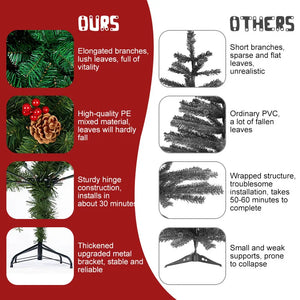 Classic Pine Tree 7FT/8FT Pre-Artificial Christmas Tree