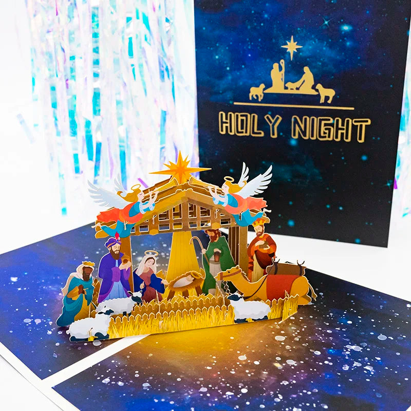 Top Quality New 3D Christmas Greeting Card