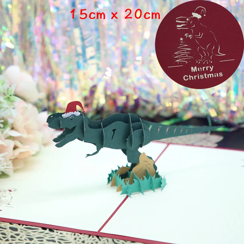Top Quality New 3D Christmas Greeting Card