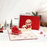Top Quality New 3D Christmas Greeting Card