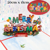 Top Quality New 3D Christmas Greeting Card