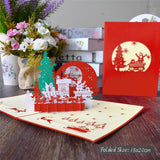 Top Quality New 3D Christmas Greeting Card