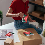 100 Pcs Christmas Thank You Cards for Small Business