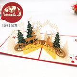 Top Quality New 3D Christmas Greeting Card