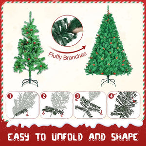 Classic Pine Tree 7FT/8FT Pre-Artificial Christmas Tree