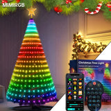 1.8/2.1M Smart RGB Fairy String Light Christmas Tree Light