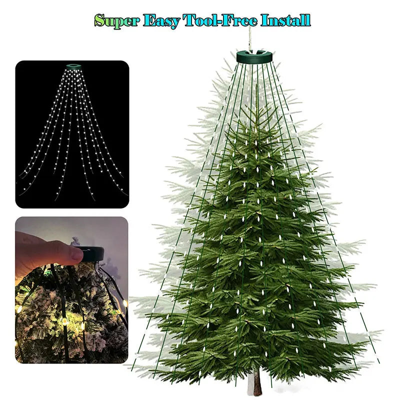 1.8/2.1M Smart RGB Fairy String Light Christmas Tree Light