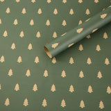 1/6pcs Christmas Wrapping Paper Vintage Kraft Paper Christmas Tree