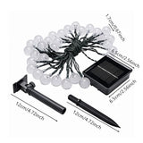 LED String Light Solar Fairy Lights