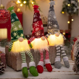 Christmas Faceless Doll Gnome Ornaments LED Light