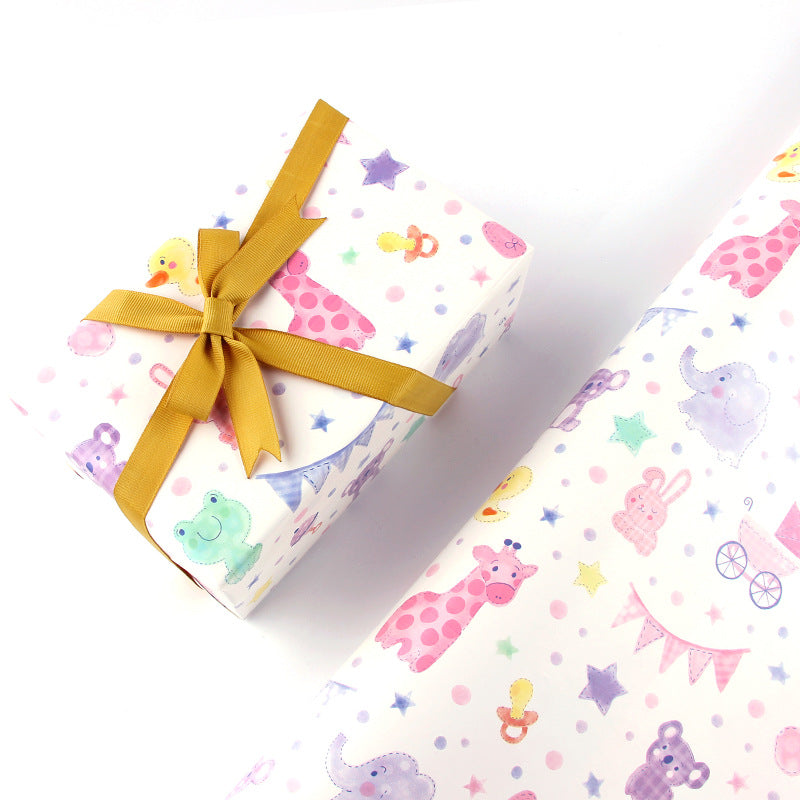 Fold 50*70cm DIY Gift Wrapping Paper