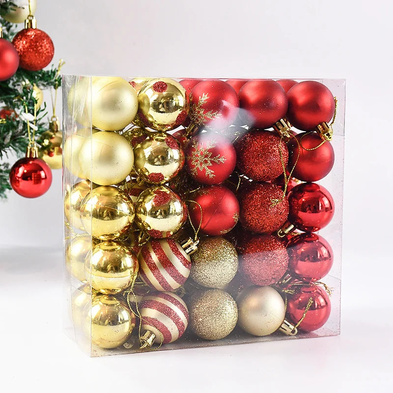 50Pcs/box Christmas Tree Balls Ornament