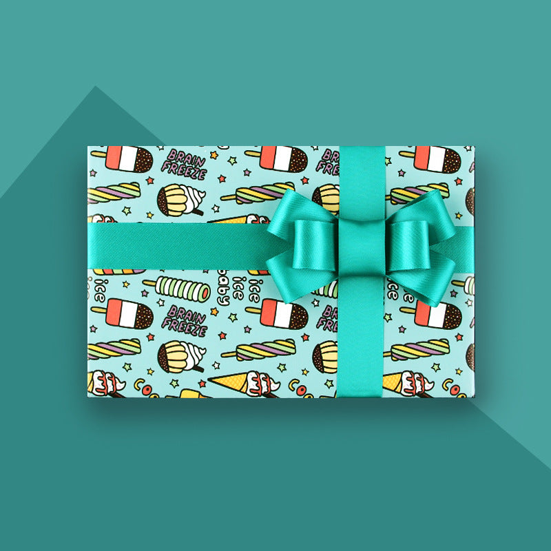 Fold 50*70cm DIY Gift Wrapping Paper