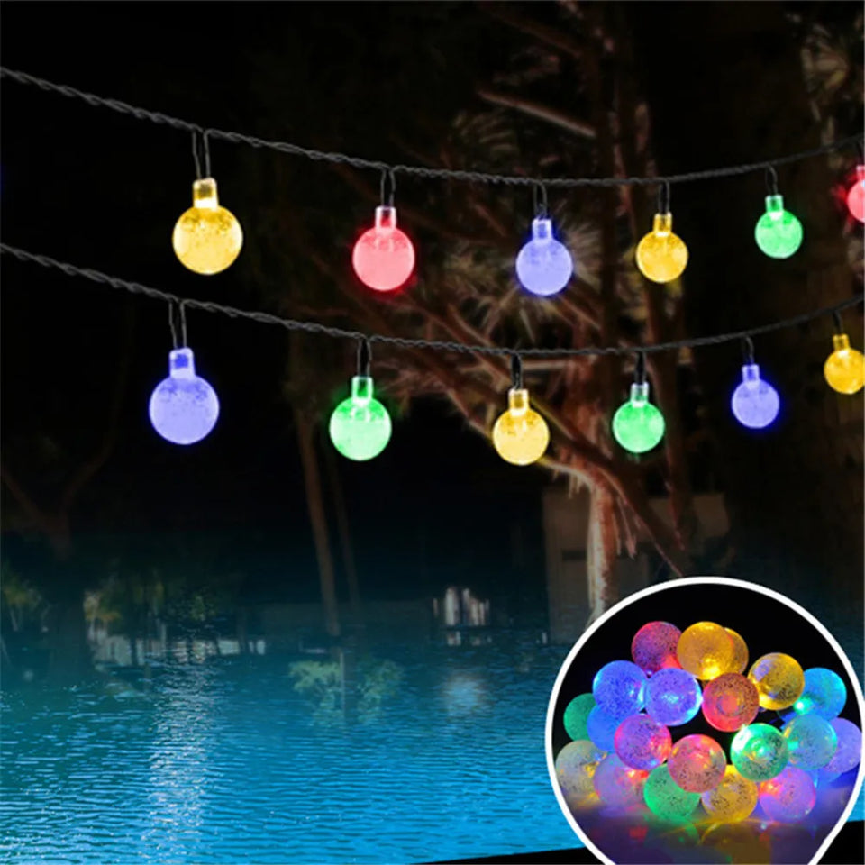 LED String Light Solar Fairy Lights