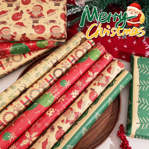 Christmas Kraft Wrapping Paper