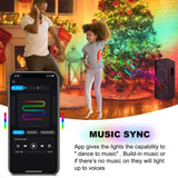 1.8/2.1M Smart RGB Fairy String Light Christmas Tree Light