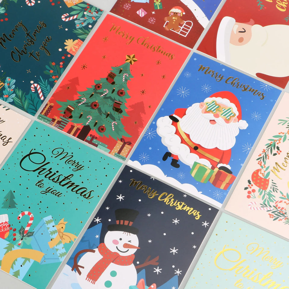 10 in 1 Premium Christmas Card Set