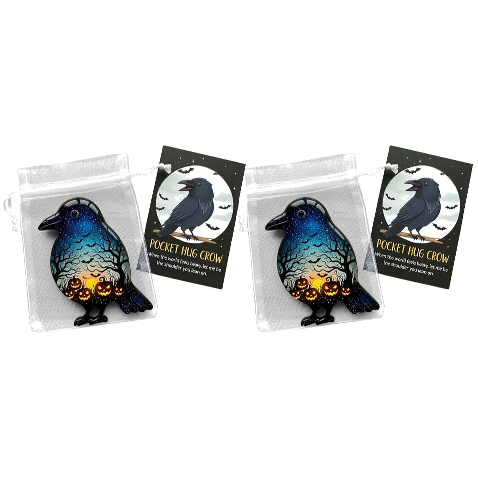 1-3PCS Pockets Hug Ghost Keepsake with Positive Cards