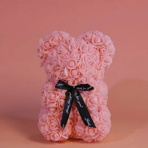 Romantic Rose Bear Eternal Flower Valentine's Day Gift