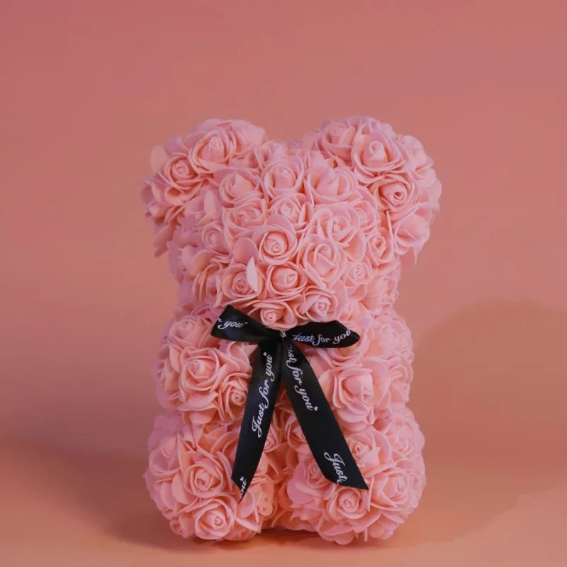 Romantic Rose Bear Eternal Flower Valentine's Day Gift