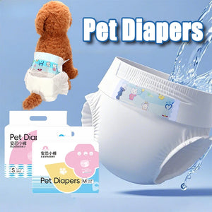 12PCS Waterproof Pet Diaper