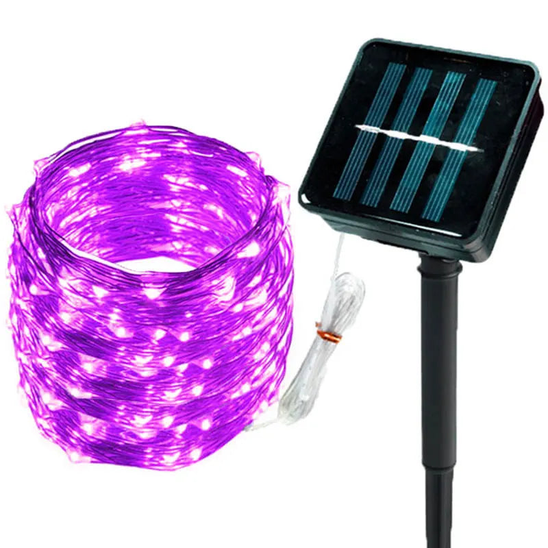 Outdoor LED Solar Fairy String Lights