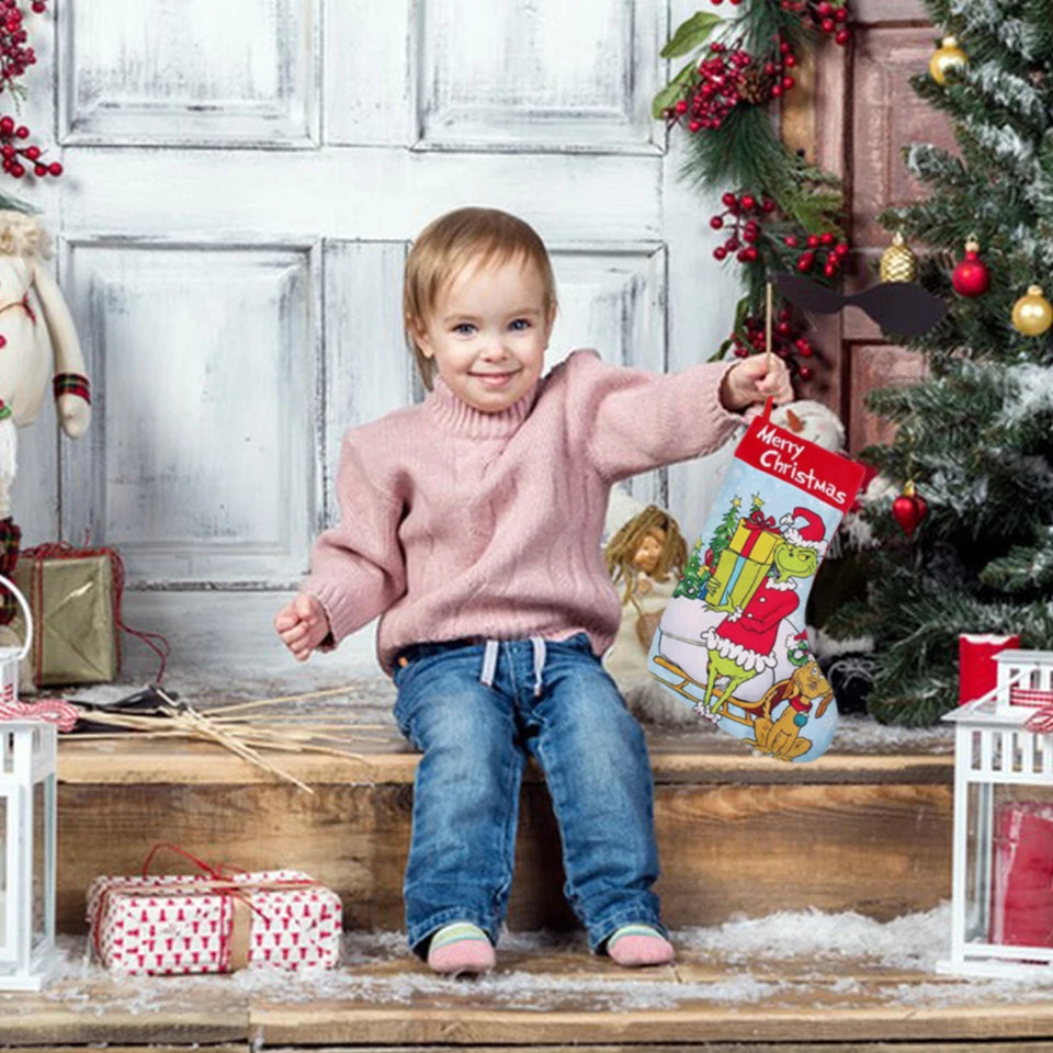 New Christmas Tree Decor Funny Green Grinch Christmas