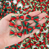 30Pcs Mini Christmas Bows Xmas Tree