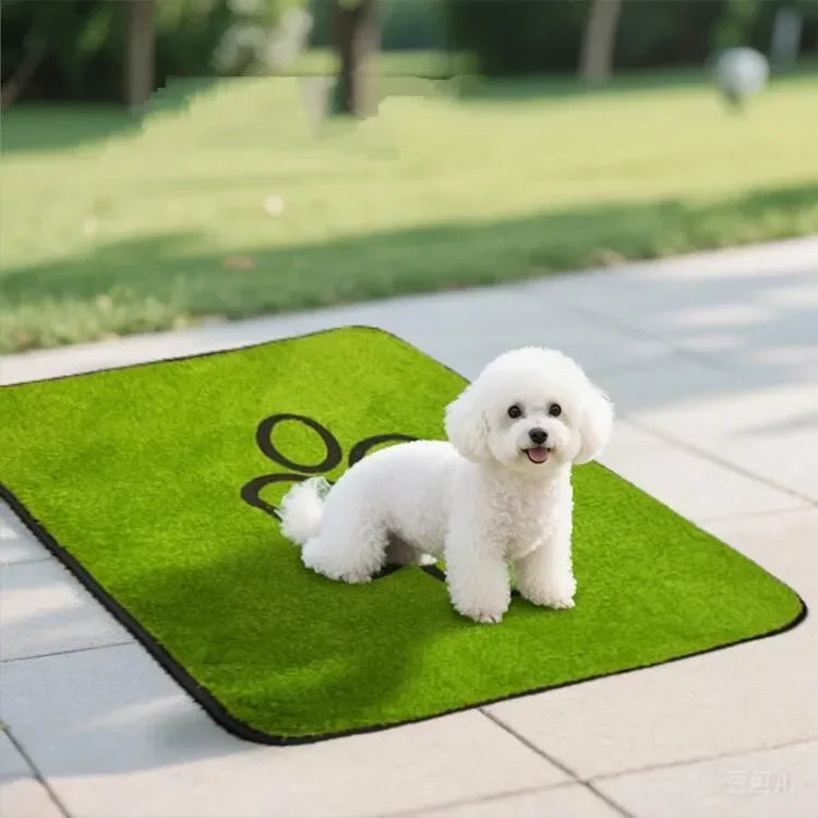 Washable Fake Grass Pet Mat