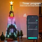 1.8/2.1M Smart RGB Fairy String Light Christmas Tree Light
