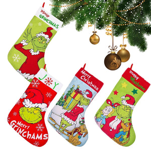 New Christmas Tree Decor Funny Green Grinch Christmas