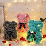 Romantic Rose Bear Eternal Flower Valentine's Day Gift