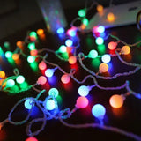 Battery Power Ball LED String Lights