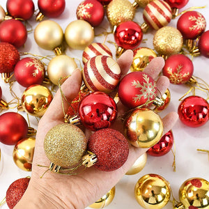 50Pcs/box Christmas Tree Balls Ornament