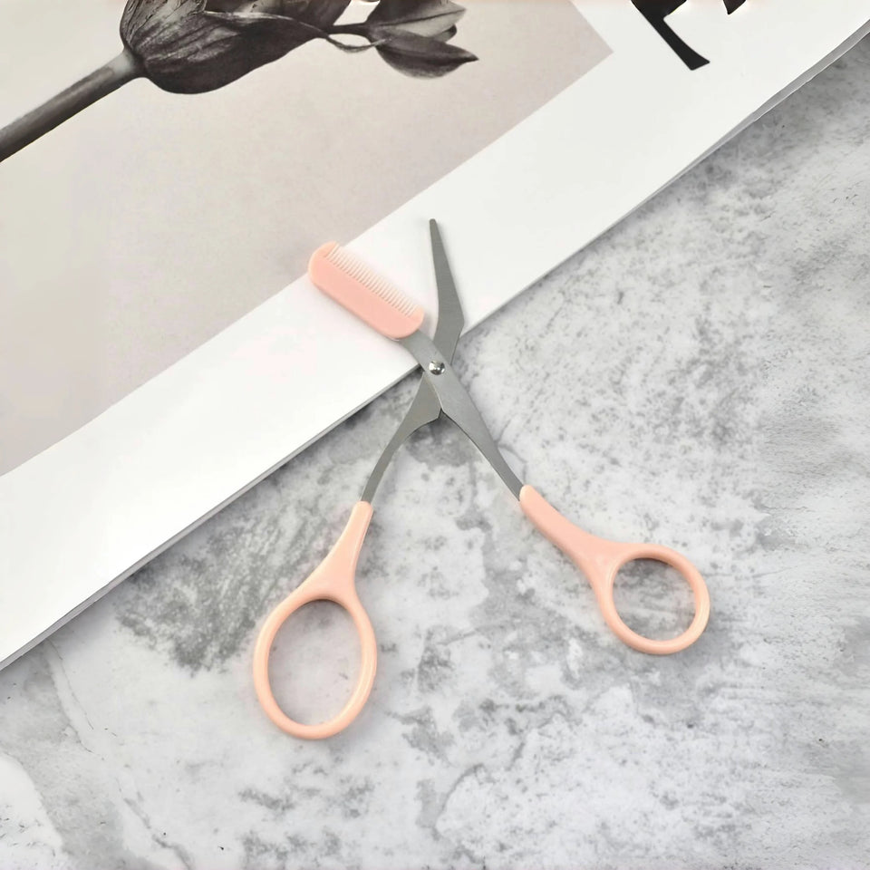Eyebrow trimming scissors