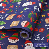 10m/roll Kraft Christmas Wrapping Paper
