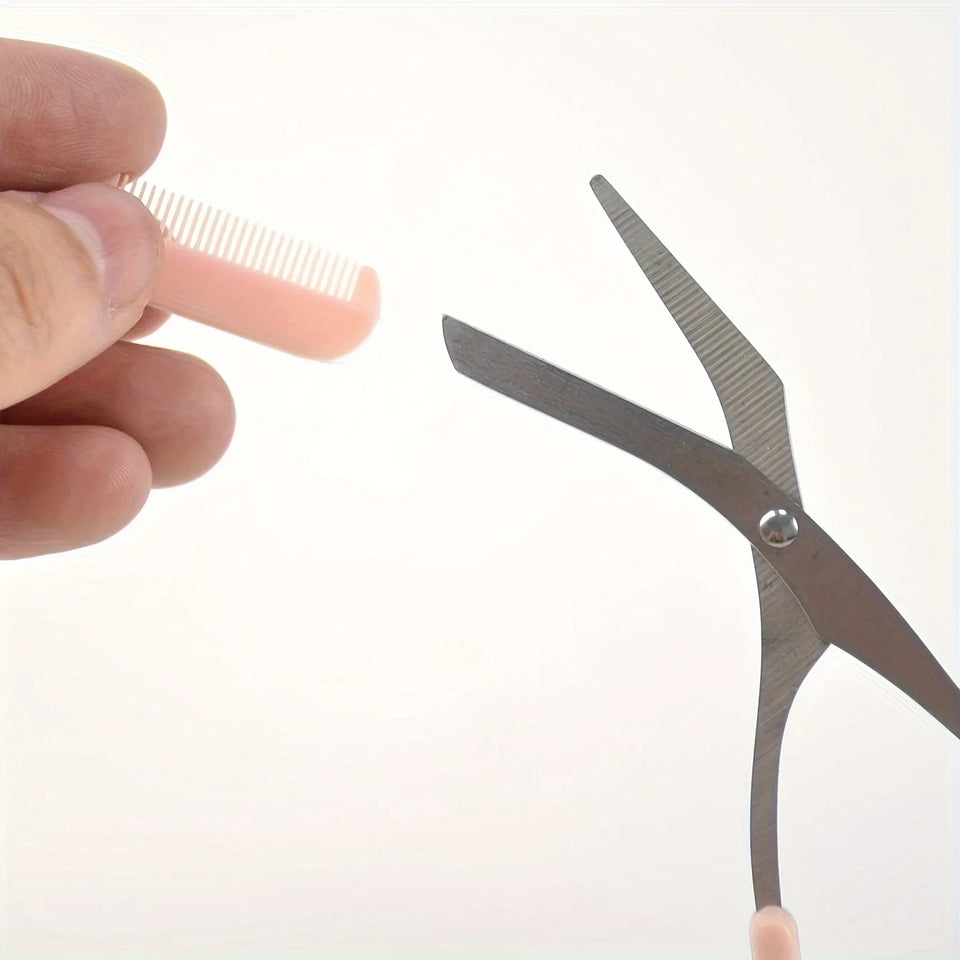 Eyebrow trimming scissors
