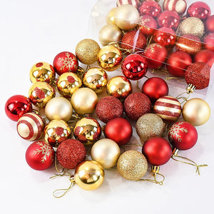 50Pcs/box Christmas Tree Balls Ornament