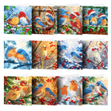 8Pcs Christmas Diamond Handmade Card