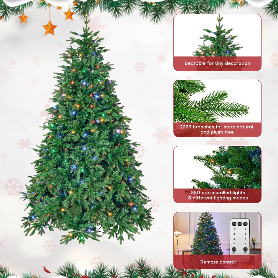 Redlife 7.5 ft Artificial Christmas Tree Christmas Tree