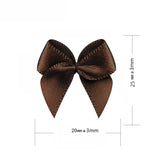 50/100pcs Satin Ribbon Bows