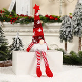 Christmas Faceless Doll Gnome Ornaments LED Light