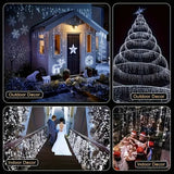 Solar LED Eaves Icicle String Lights