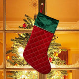 Christmas Stockings Large Space Stockings Bag Soft Fireplace Hangings Stockings Cute Stocking Decorations Smooth Christmas Sock