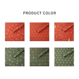 1/6pcs Christmas Wrapping Paper Vintage Kraft Paper Christmas Tree
