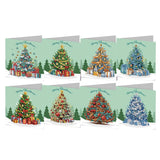 4/6/8/12PCS New 2025 Diamond Painting Greeting Cards
